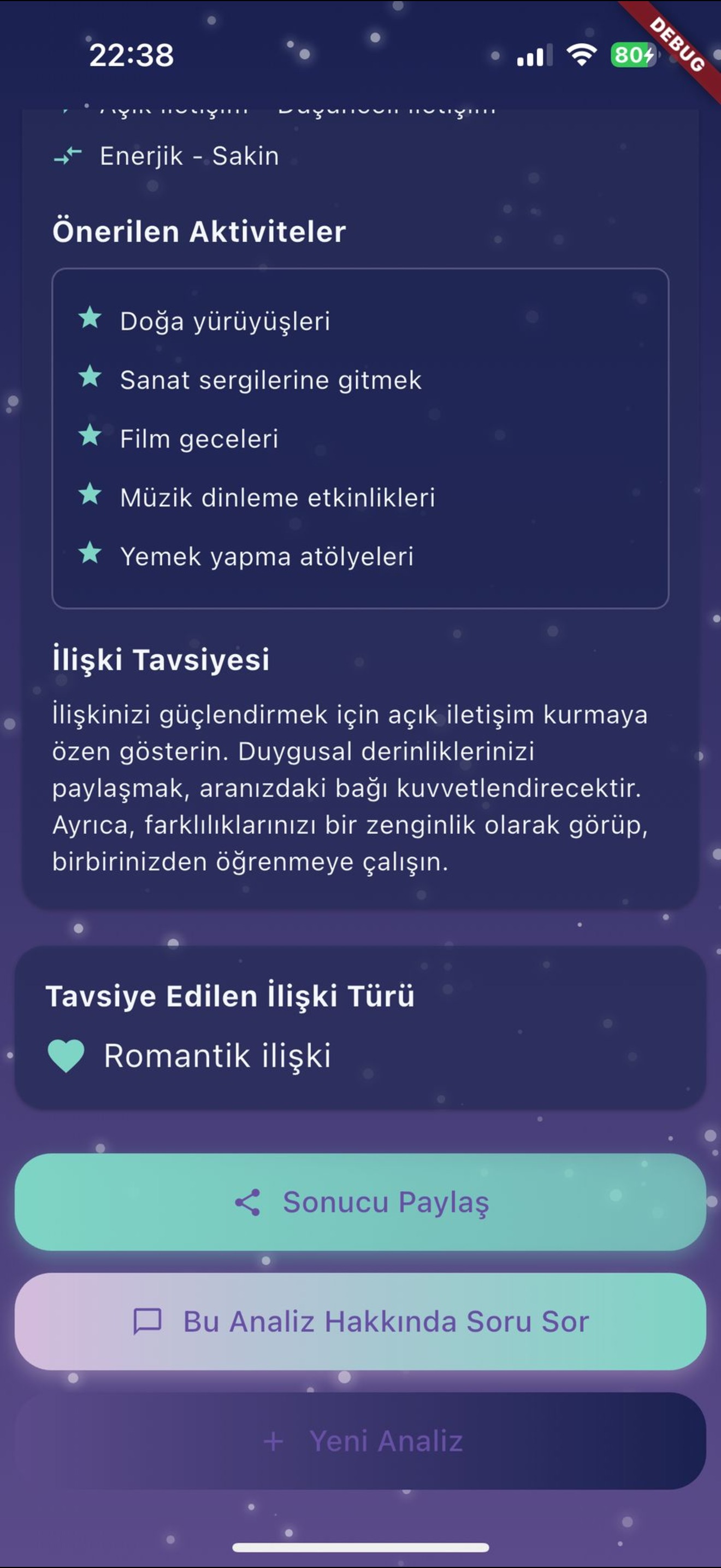 YouMe Analiz Detay