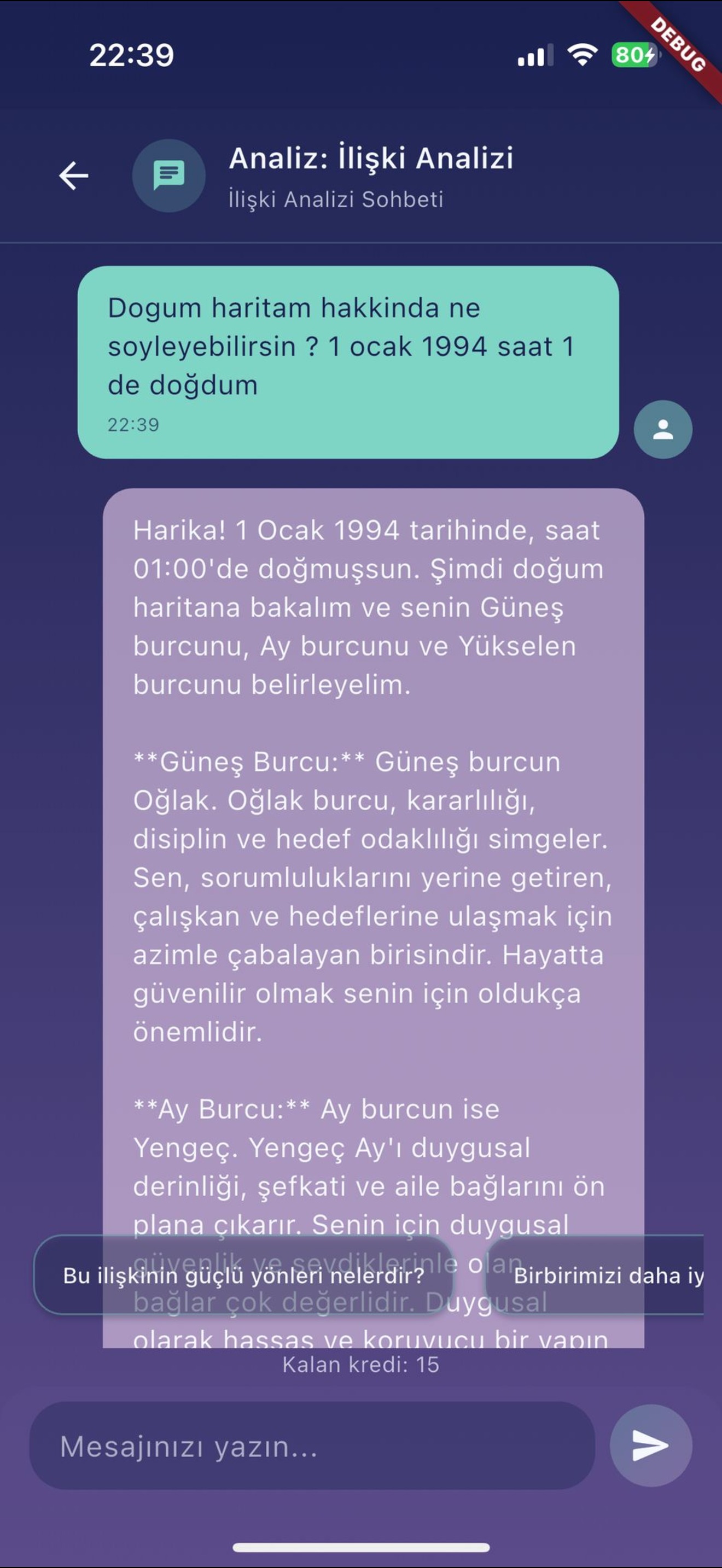 YouMe Doğum Haritası